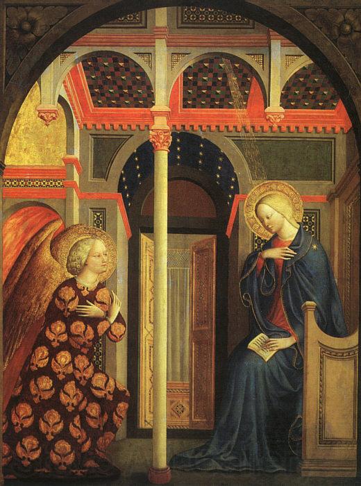 MASOLINO da Panicale The Annunciation syy Spain oil painting art